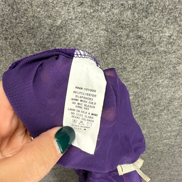 Ellie & Kate Dress Women M Medium Purple Geometric Maxi Long Sleeveless Halter - Picture 5 of 6